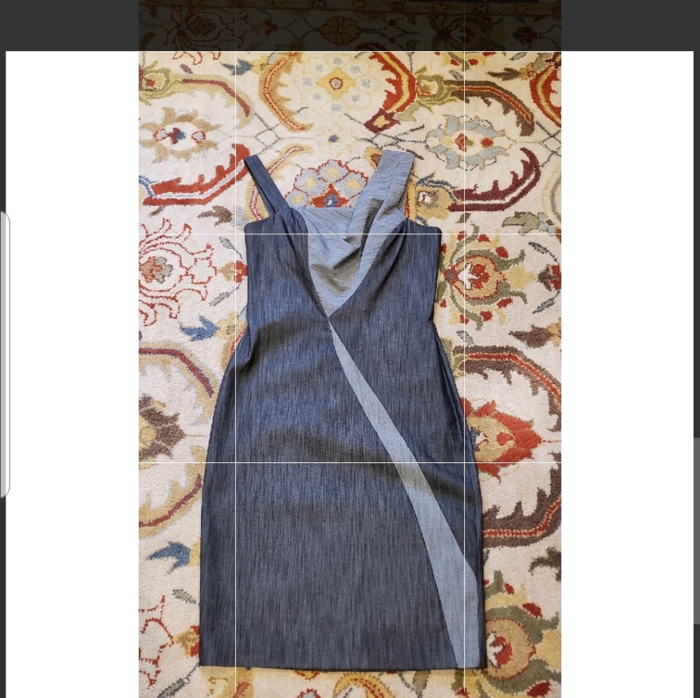 Dina barel two tone color dress size M